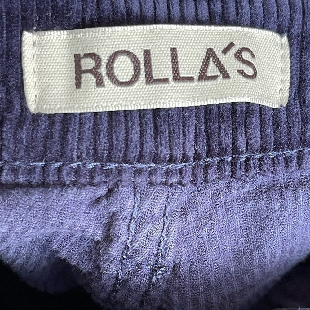 ROLLA'S Eastcoast flare corduroy in Navy. Boho 70’s inspired bell bottoms 27 NWT - Picture 9 of 11